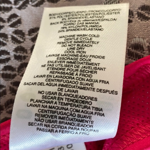 Adidas Techfit Deep Pink Racerback Sport Bra - Picture 9 of 9